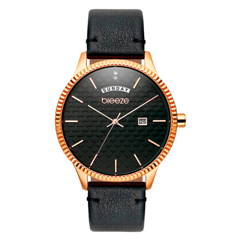 breeze-jackie-wow-rose -gold-black-leather-strap-111021.6